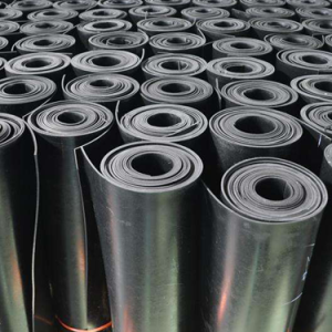 Rubber sheet in rolls from manufacturer
